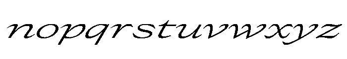 Place Light Italic Extra Font LOWERCASE
