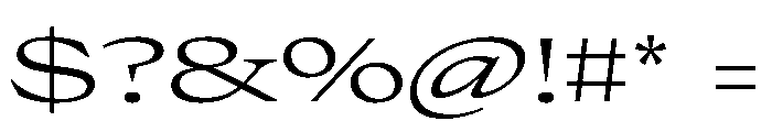 Place Light Font OTHER CHARS