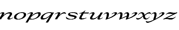 Place Regular Italic Extra Font LOWERCASE