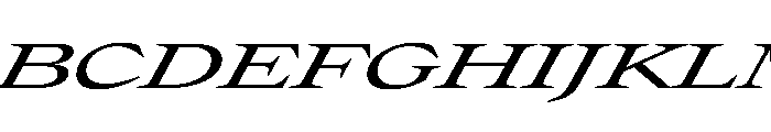 Place Regular Italic Font UPPERCASE