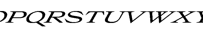 Place Regular Italic Font UPPERCASE