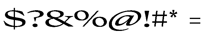 Place Regular Font OTHER CHARS