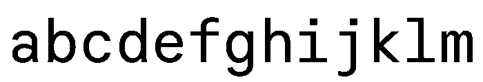 PlaidMono S FONT