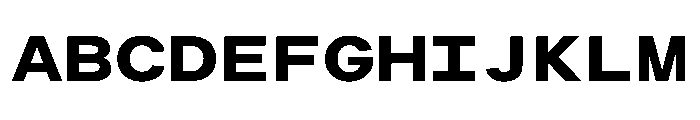 PlaidMono Xl Font UPPERCASE