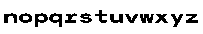 PlaidMono Xl Font LOWERCASE
