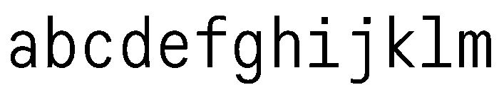 PlaidMono Xs FONT