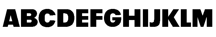 Plakat Regular Font UPPERCASE