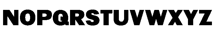 Plakat Regular Font UPPERCASE
