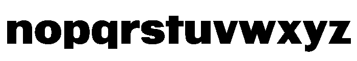 Plakat Regular Font LOWERCASE