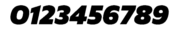 Plang BlackItalic Instance Font OTHER CHARS