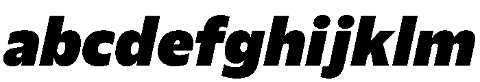 Plang BlackItalic Instance FONT