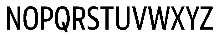 Plang Condensed Instance Font UPPERCASE
