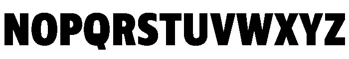 Plang CondensedBlack Instance Font UPPERCASE
