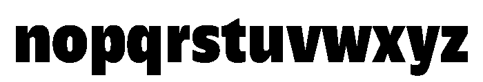 Plang CondensedBlack Instance Font LOWERCASE