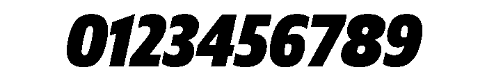 Plang CondensedBlackItalic Instance Font OTHER CHARS