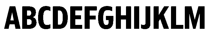 Plang CondensedBold Instance Font UPPERCASE