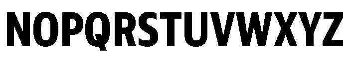 Plang CondensedBold Instance Font UPPERCASE