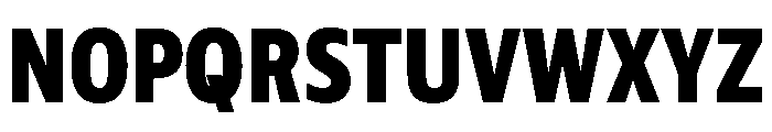 Plang CondensedExtraBold Instance Font UPPERCASE