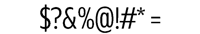 Plang CondensedLight Instance Font OTHER CHARS