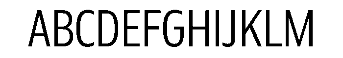 Plang CondensedLight Instance Font UPPERCASE