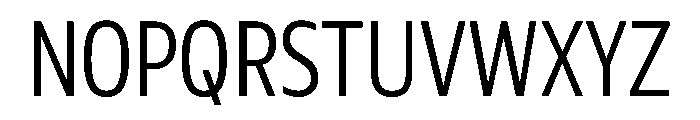 Plang CondensedLight Instance Font UPPERCASE
