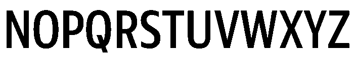 Plang CondensedMedium Instance Font UPPERCASE