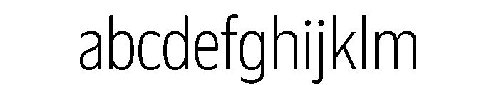 Plang CondensedThin Instance FONT