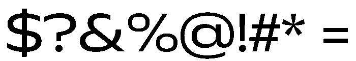 Plang Expanded Instance Font OTHER CHARS