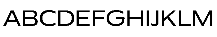Plang Expanded Instance Font UPPERCASE