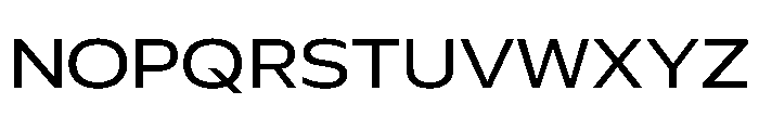 Plang Expanded Instance Font UPPERCASE