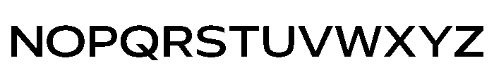 Plang ExpandedMedium Instance Font UPPERCASE