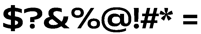 Plang ExpandedSemiBold Instance Font OTHER CHARS
