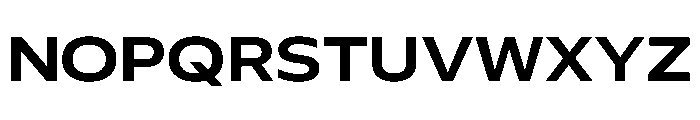 Plang ExpandedSemiBold Instance Font UPPERCASE