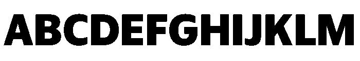 Plang ExtraBold Instance Font UPPERCASE