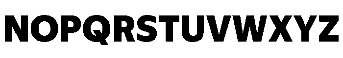 Plang ExtraBold Instance Font UPPERCASE