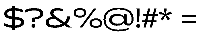 Plang ExtraExpanded Instance Font OTHER CHARS
