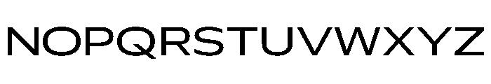 Plang ExtraExpanded Instance Font UPPERCASE