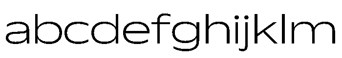 Plang ExtraExpandedExtraLight Instance FONT