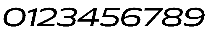 Plang ExtraExpandedItalic Instance Font OTHER CHARS