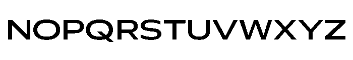 Plang ExtraExpandedMedium Instance Font UPPERCASE