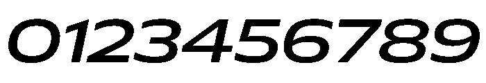 Plang ExtraExpandedMediumItalic Instance Font OTHER CHARS