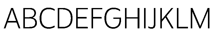 Plang ExtraLight Instance Font UPPERCASE