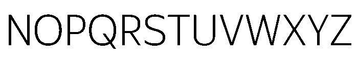 Plang ExtraLight Instance Font UPPERCASE