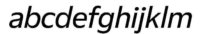 Plang Italic Instance FONT