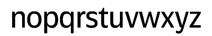 Plang Narrow Instance Font LOWERCASE
