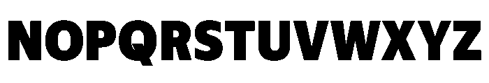 Plang NarrowBlack Instance Font UPPERCASE