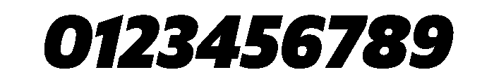 Plang NarrowBlackItalic Instance Font OTHER CHARS