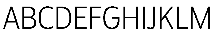 Plang NarrowExtraLight Instance Font UPPERCASE