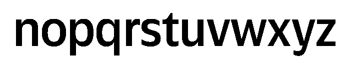 Plang NarrowMedium Instance Font LOWERCASE