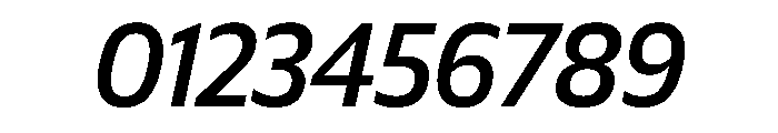 Plang NarrowMediumItalic Instance Font OTHER CHARS